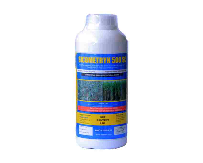 Sicometryn 500 SC - Pre and post-emergence herbicide for the control of most annual grasses and broad leaved